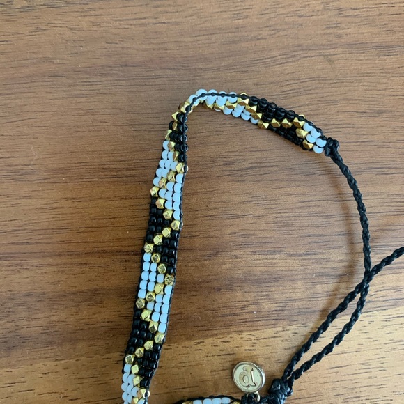 Pura Vida Bracelet Lot Black Gold Blue - Picture 2 of 4